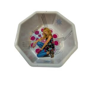 Vintage Hannah Montana Melamine Kids Plastic Bowl by ZAK! Designs Rare